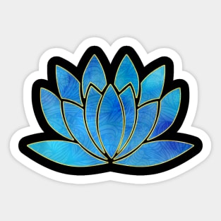 Flower of Life blue Sticker